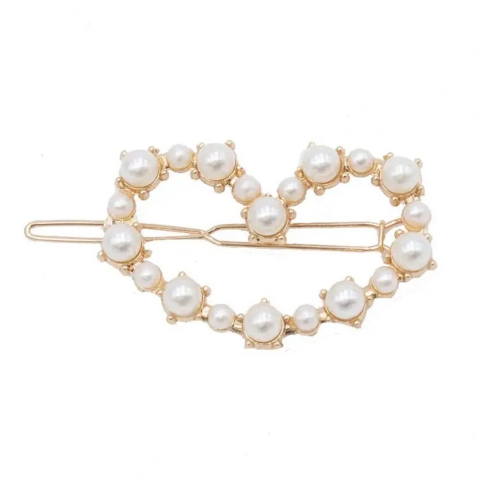 Fashion Crystal Pearl Hair Clip Metal Hairclip Elegant Barrette Bobby Hair Pins